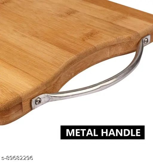 Bamboo Chopping Board Heavy Bamboo Chopping Board for Kitchen, Durable Wooden Cutting Board for Chopping Vegetables Meat, Slicing Board.