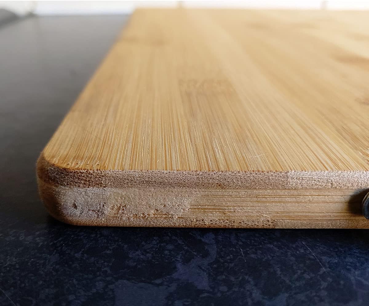 Bamboo Chopping Board Heavy Bamboo Chopping Board for Kitchen, Durable Wooden Cutting Board for Chopping Vegetables Meat, Slicing Board.