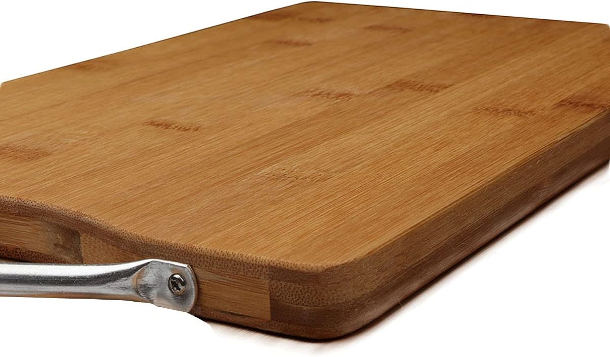 Bamboo Chopping Board Heavy Bamboo Chopping Board for Kitchen, Durable Wooden Cutting Board for Chopping Vegetables Meat, Slicing Board.
