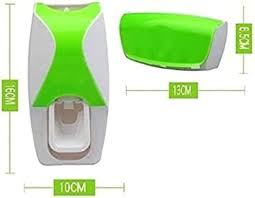 Automatic Toothpaste Dispenser Wall Mount Bathroom Accessories Toothpaste Squeezer Toothbrush Holder Toothpaste Storage