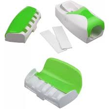 Automatic Toothpaste Dispenser Wall Mount Bathroom Accessories Toothpaste Squeezer Toothbrush Holder Toothpaste Storage