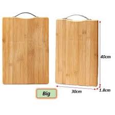 Cutting Board, Wooden Thickened Anti Crack Easy To Clean Kitchen Cutting Board with Hanging Hole Kitchenware for Meat Vegetables Fruit