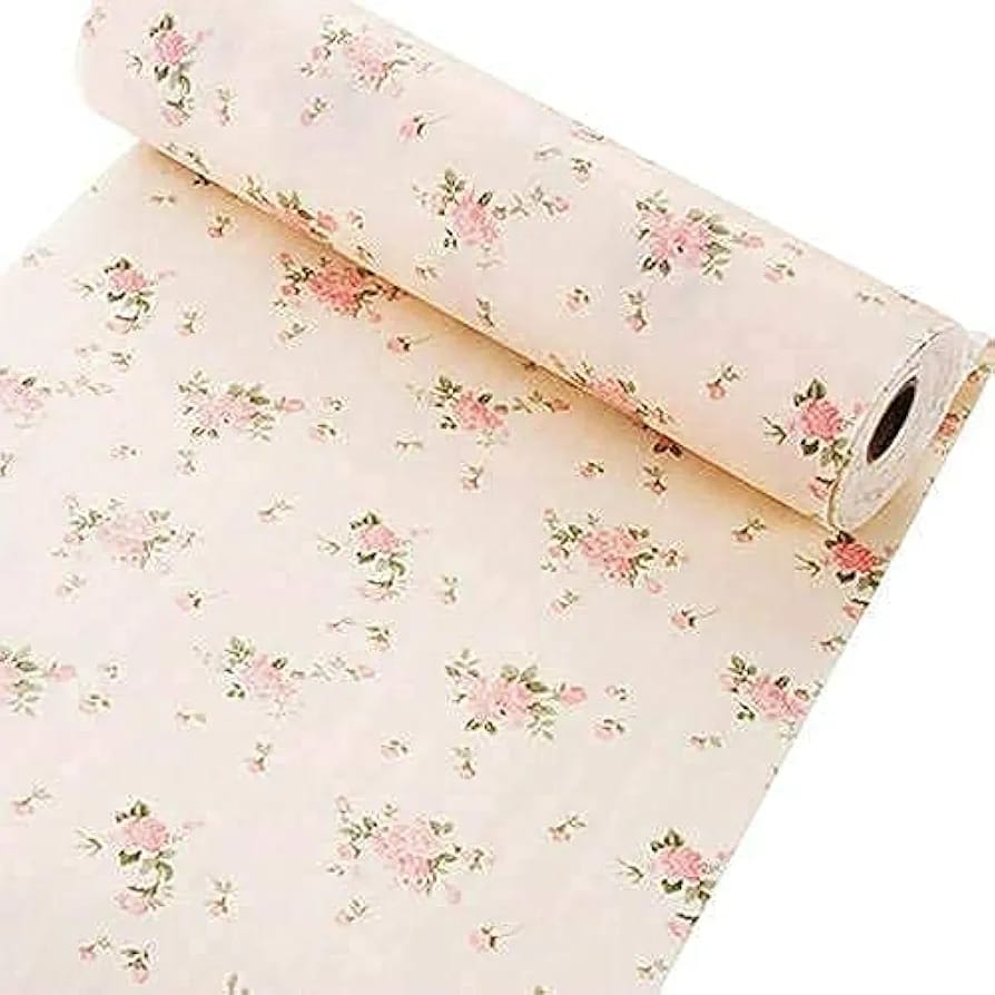 Non-Adhesive Kitchen Shelf Liner Paper Beautiful Dot Pattern Drawer Storage Liner for Drawer Table Kitchen Cabinets Pantry (1 roll )