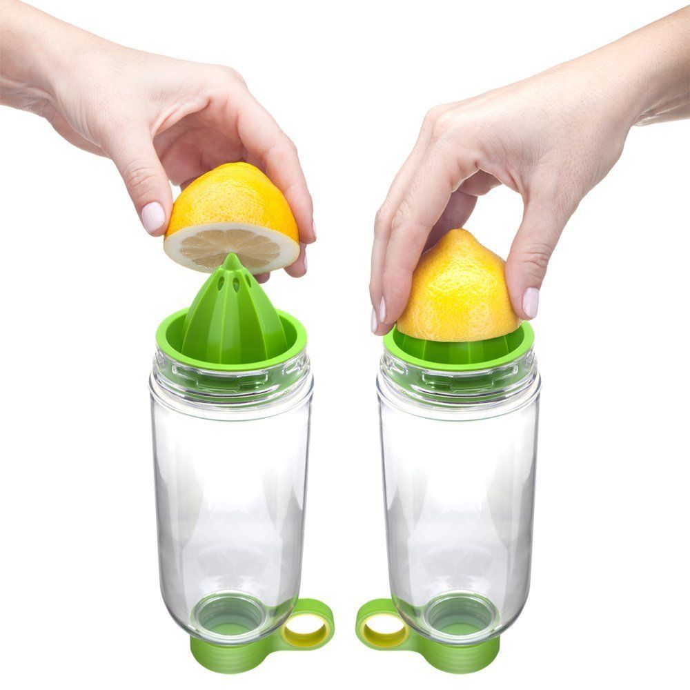 Citrus Zinger Drinking Bottle for Citrus Fruit and Racing Sports,offers an easy way to extract the juice and flavor from citrus fruits and put it directly into your water bottle.