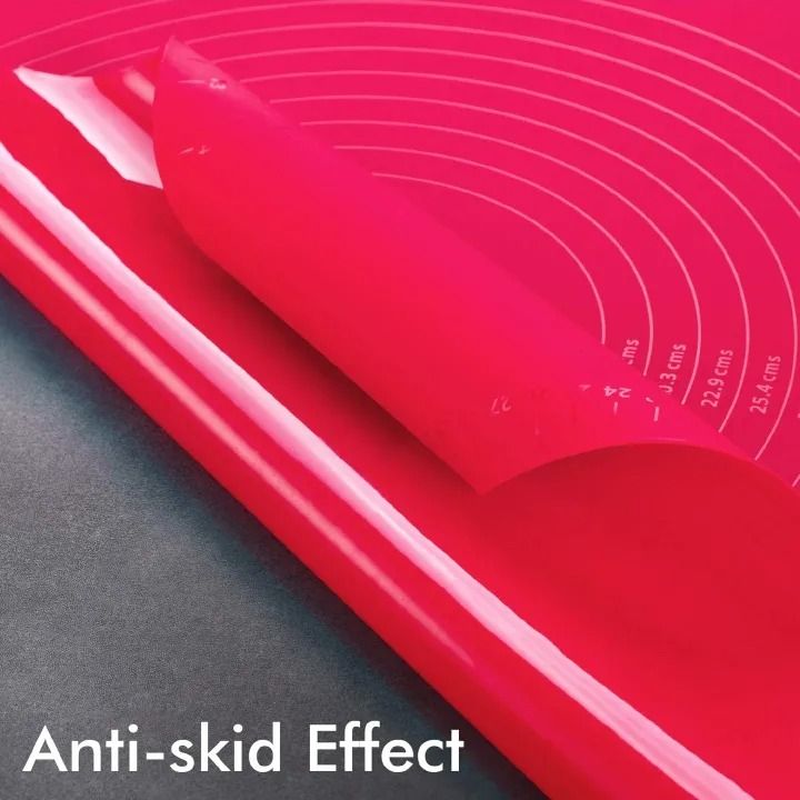 Silicon Pastry Baking Sheet, Super Kitchen Non Slip Silicone Pastry Mat, Extra Large 38cmx27cm for Non-Stick Baking Mats, Table/Countertop Placemats, Dough Rolling Mat, Kneading/Fondant/Cake Crust Mat