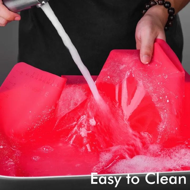 Silicon Pastry Baking Sheet, Super Kitchen Non Slip Silicone Pastry Mat, Extra Large 38cmx27cm for Non-Stick Baking Mats, Table/Countertop Placemats, Dough Rolling Mat, Kneading/Fondant/Cake Crust Mat