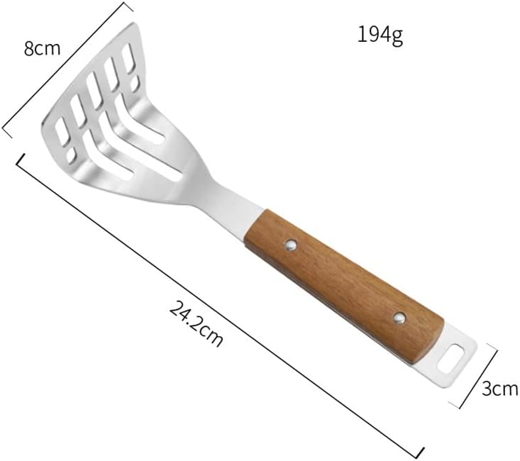 1 Potato Masher Stainless Steel Hand Food Masher Heavy Duty Manual Masher Kitchen Tool with Wood Handle for Avocado, Bean, Vegetable