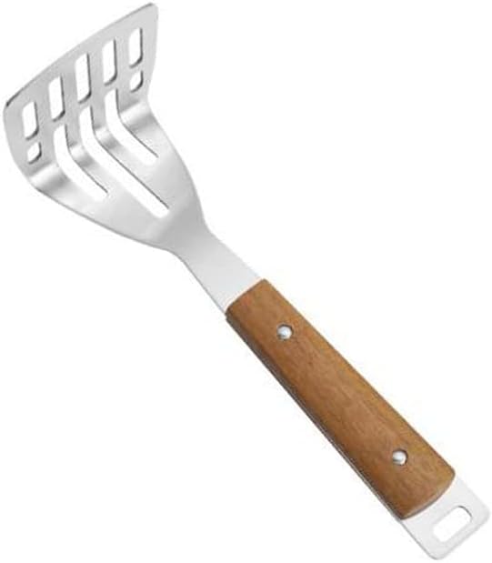 1 Potato Masher Stainless Steel Hand Food Masher Heavy Duty Manual Masher Kitchen Tool with Wood Handle for Avocado, Bean, Vegetable