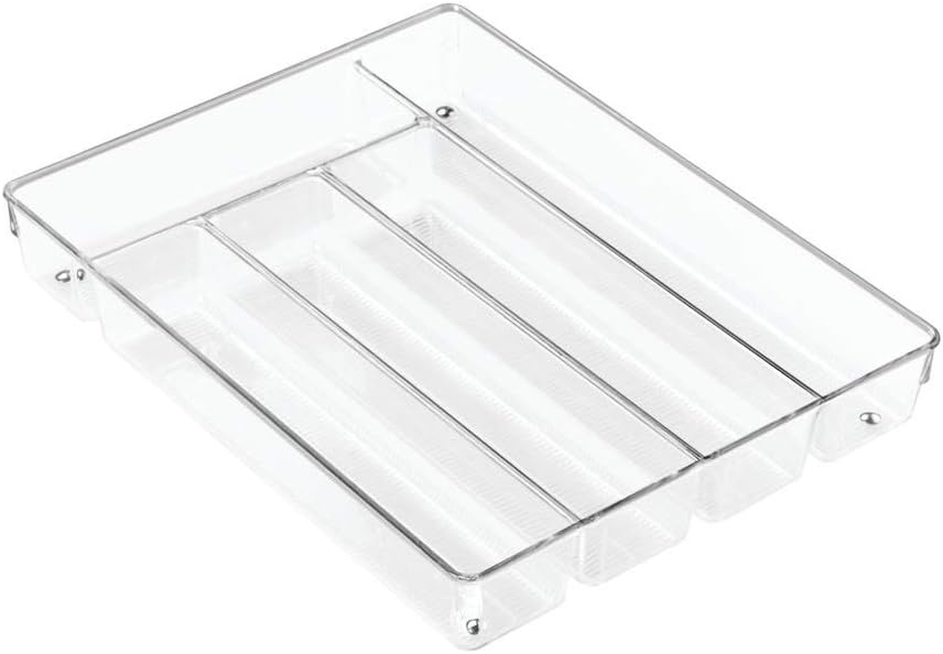 1pc acrylic Cutlery Storage Tray Spoon Fork Storage Drawer Separation Container Cabinet Kitchen Organizer Plateau Knife Holder