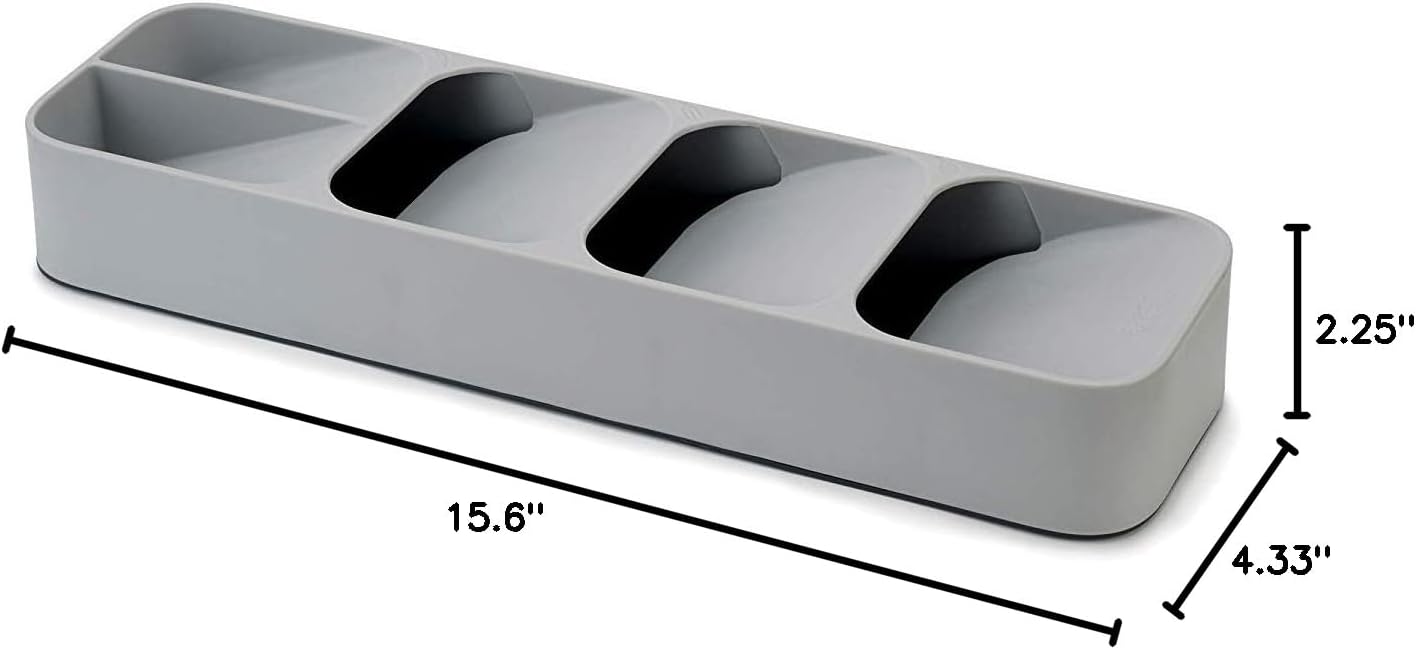1 pc PLASTIC SPOON ORGANIZER Plastic Kitchen Drawer Organizer Tray Cutlery Spoon Fork Storage Tableware Holder Rack Box Kitchen Utensil Flatware Tray