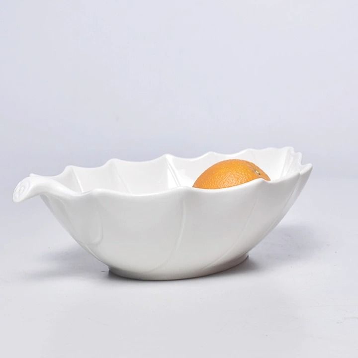 Ceramic Leaf Serving, Kitchen and Dining Bowl,Leaf Shaped Porcelain Soy Sauce Dish Ceramic Dip Dipping Bowls