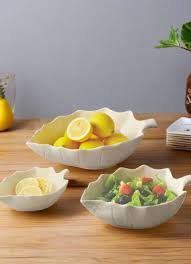 Ceramic Leaf Serving, Kitchen and Dining Bowl,Leaf Shaped Porcelain Soy Sauce Dish Ceramic Dip Dipping Bowls