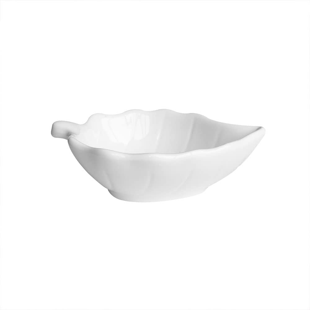 Ceramic Leaf Serving, Kitchen and Dining Bowl,Leaf Shaped Porcelain Soy Sauce Dish Ceramic Dip Dipping Bowls