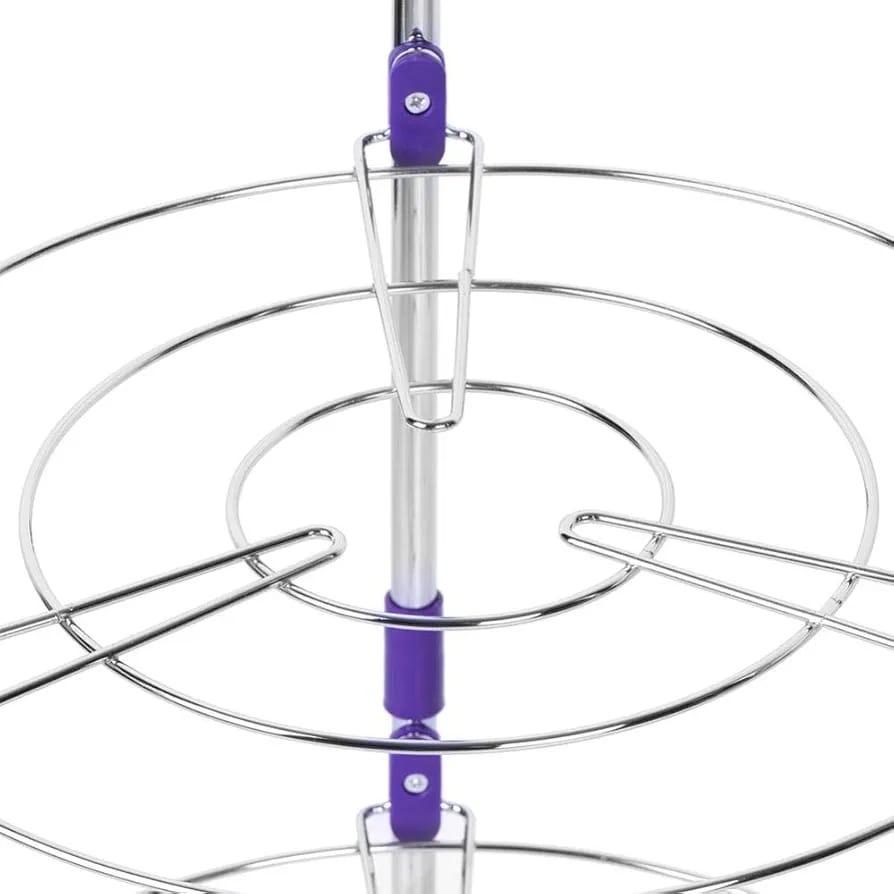 POT AND PAN RACK 5 LAYER Kitchen Pan Stand Saucepan Pot Rack Holder, 5 Tiers Home Kitchen Pans Pots Storage Rack Durable Metal Wire Shelving Organizer,