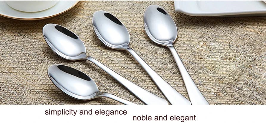 Heavy Gauge Stainless Table Spoons 6pcs. This is the best tablespoon you'll ever find .It will outlive all other cutlery in your room especially those that can rust when are kept moist.