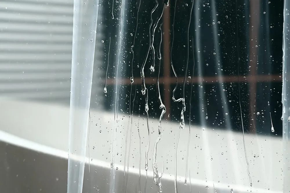 Fashion Waterproof Shower Curtain Liner Transparent  Curtains Bath Décor with Curtain Hook as pictured 180* 180CM Plain clear Shower Curtain