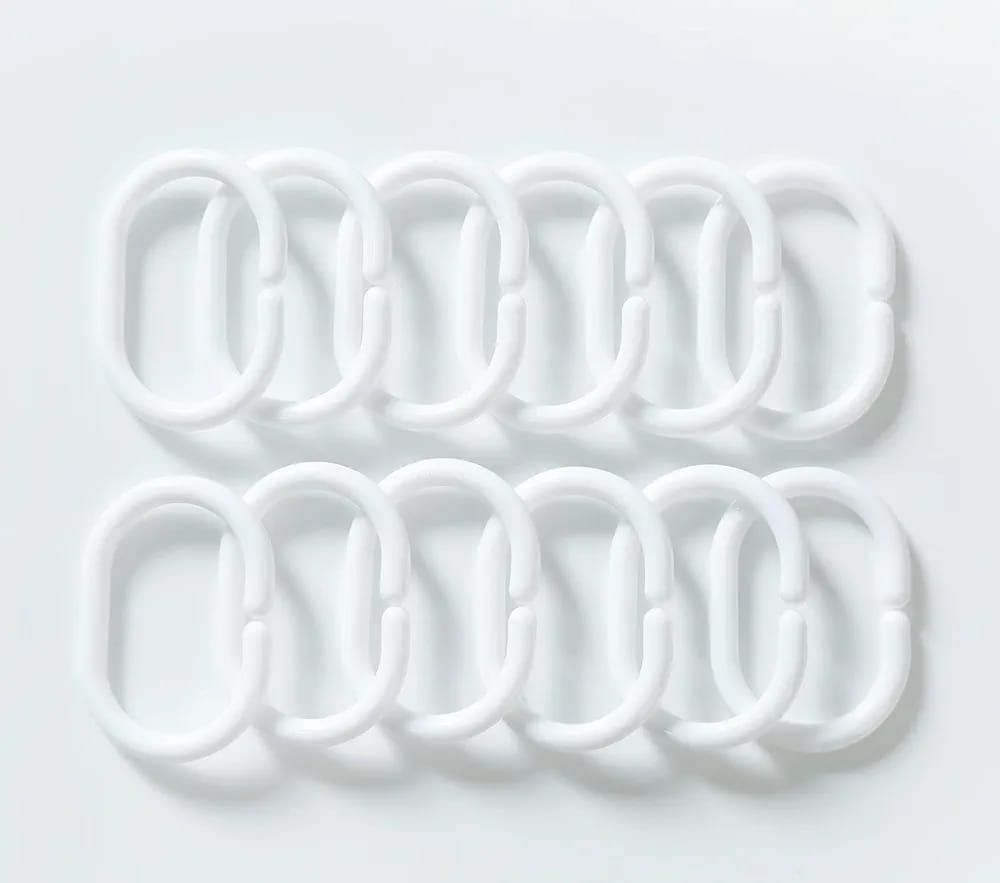 Fashion Waterproof Shower Curtain Liner Transparent  Curtains Bath Décor with Curtain Hook as pictured 180* 180CM Plain clear Shower Curtain