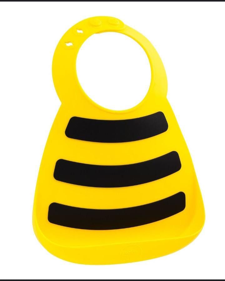 1pc Silicon beeb ,make your childs life enjoyable and keep  them clean away from food stains by using this baby feeder,its easy to clean