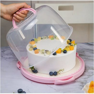 Plastic cake carrier and display,Plastic Cake Box Cake Carrier Cake Storage Container Cake Container Cake Saver