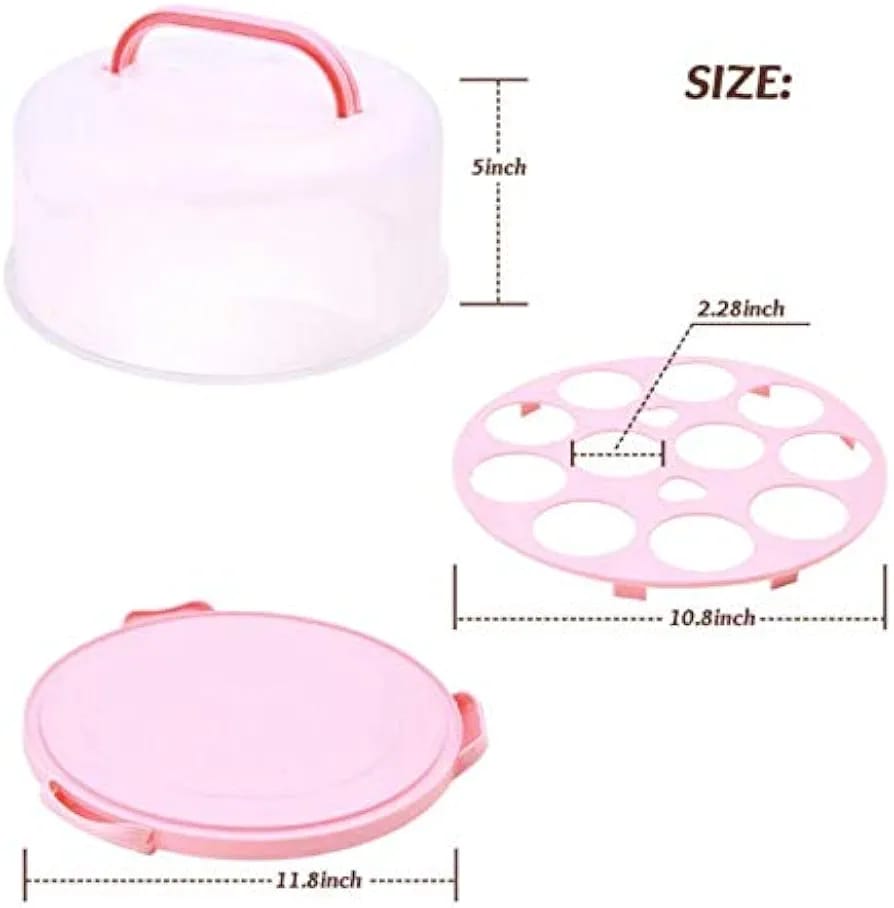 Plastic cake carrier and display,Plastic Cake Box Cake Carrier Cake Storage Container Cake Container Cake Saver