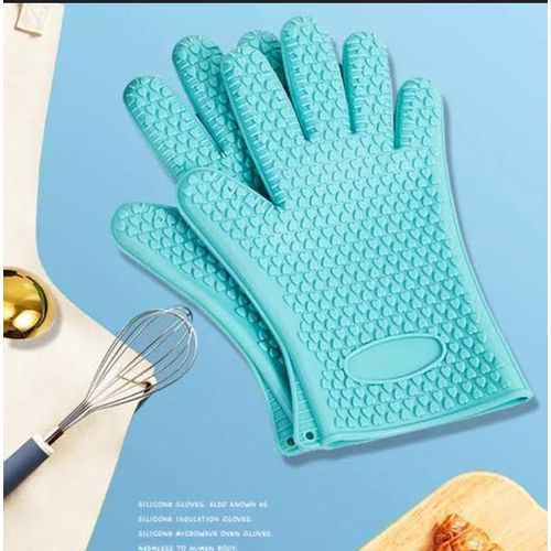 1pc silicon oven kitchen gloves,this gloves makes sure that your hands remains clean all  throug during your kitchen activities they come in a pair