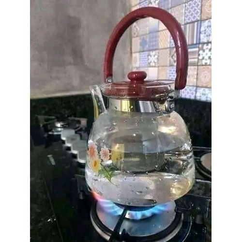 Direct Heating Glass Tea Kettle – Elegant, Durable, and Versatile Tea Pot for Modern Kitchens,the glass does not break its safe when placed on top of stove ,gas or microwave