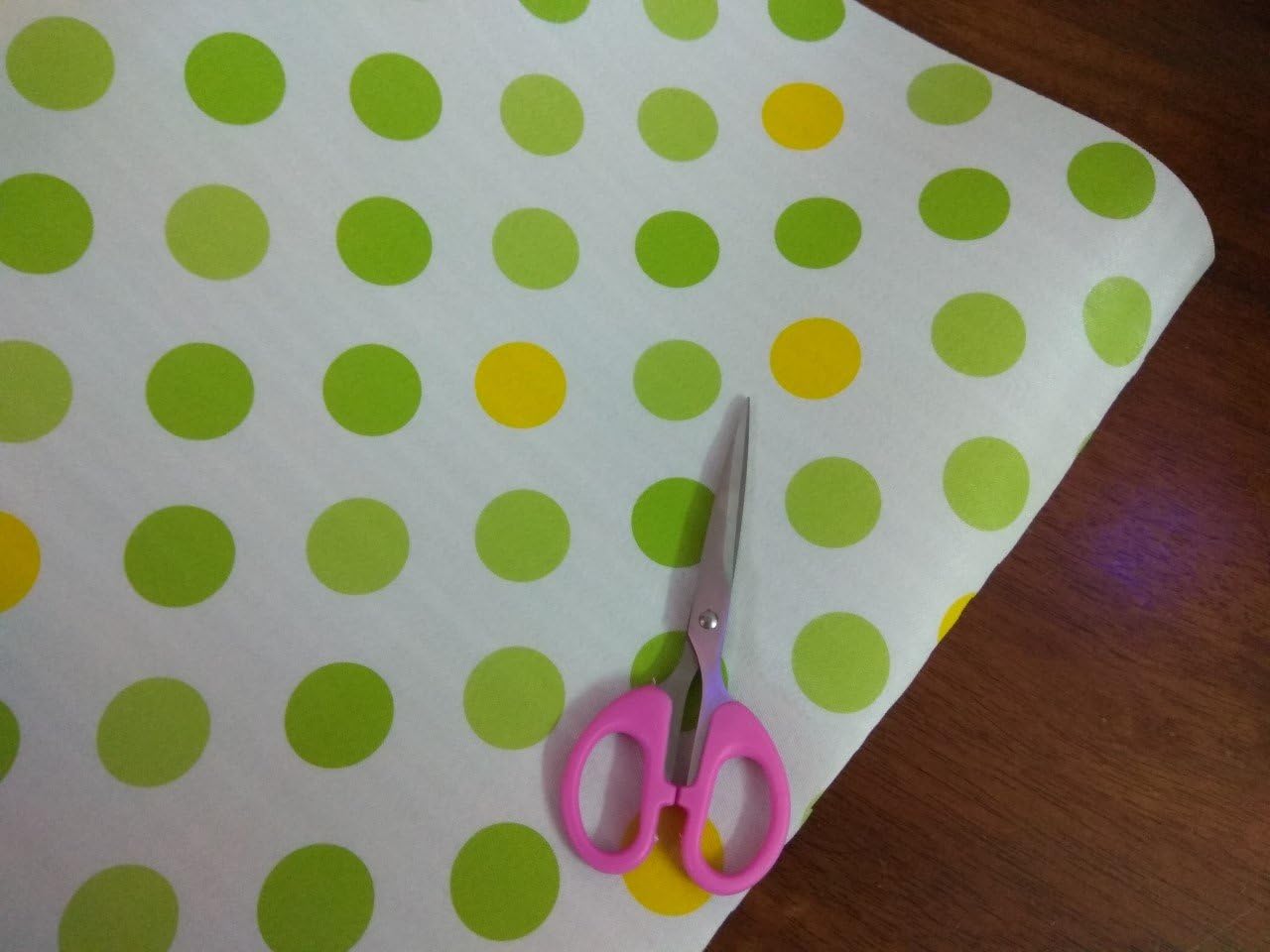 Non-Adhesive Kitchen Shelf Liner Paper Beautiful Dot Pattern Drawer Storage Liner for Drawer Table Kitchen Cabinets Pantry (1 roll )