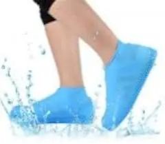 New arrival 1 Pair Silicone WaterProof Shoe Covers Lip-resistant Rubber Rain Boot Rain Gear Overshoes Accessories for Outdoor Rainy Day