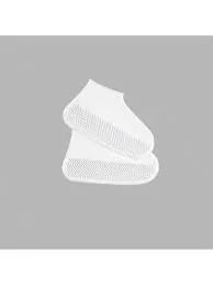 New arrival 1 Pair Silicone WaterProof Shoe Covers Lip-resistant Rubber Rain Boot Rain Gear Overshoes Accessories for Outdoor Rainy Day