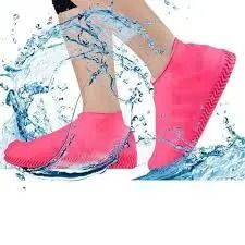 New arrival 1 Pair Silicone WaterProof Shoe Covers Lip-resistant Rubber Rain Boot Rain Gear Overshoes Accessories for Outdoor Rainy Day
