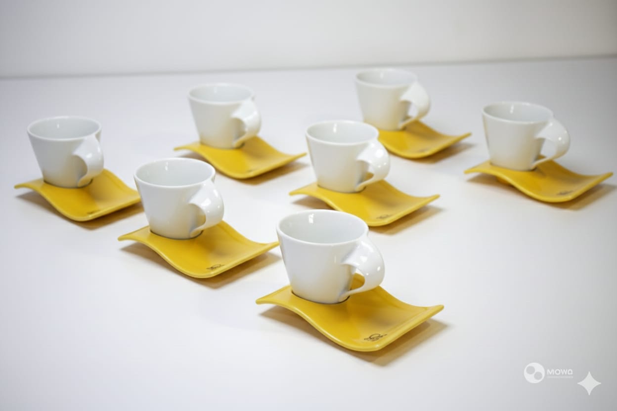 cup and Saucer  Fancy Expresso coloured   saucer ,this cup and saucer is perfect for coffee and its made of high quality ceramic