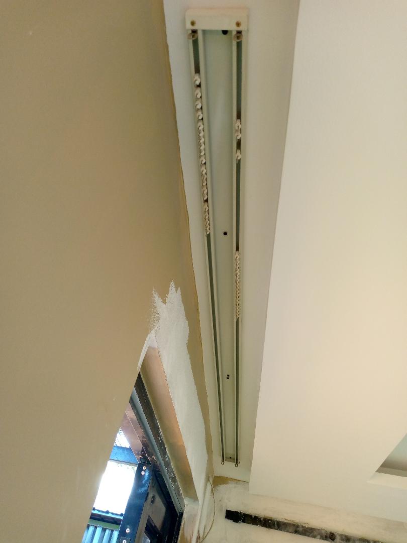 Curtains double rail/track