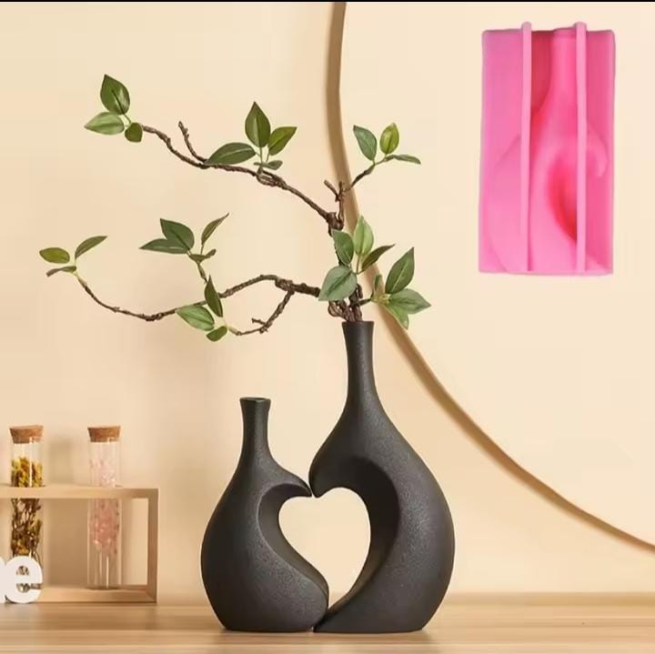Decorative heart shape vase