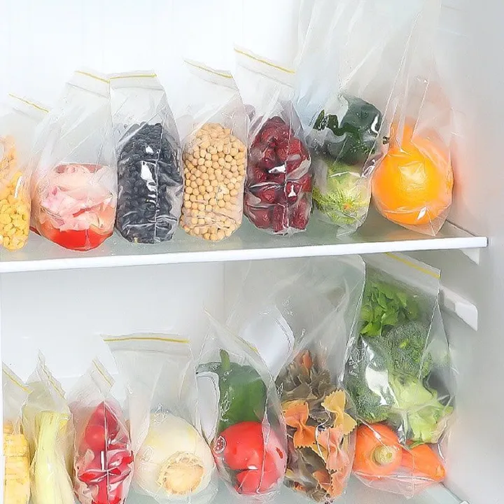 Re-usable Fridge Zipper Bags 2kgs For 12pc Box Pack 1kg For 20pc Box Pack