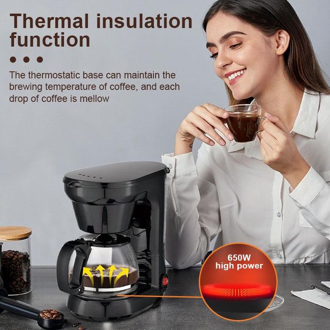 Sokany Coffee Maker Automatic Drip American Milk Tea Machine Coffee Pot