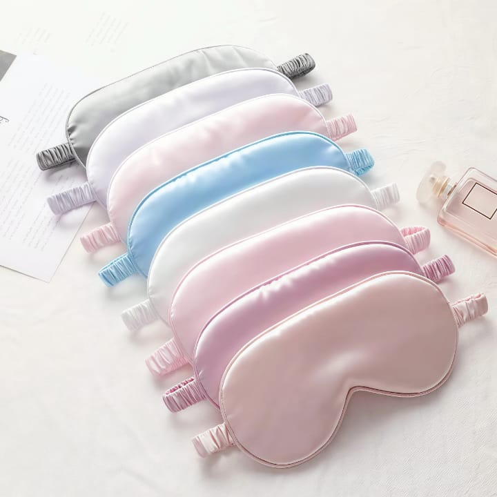 100% Natural Silk Eye Mask - Double-Sided Soft Sleep Mask