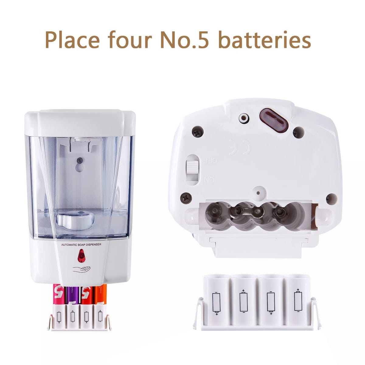 700ml automatic soap dispenser or touchless sanitizer dispenser