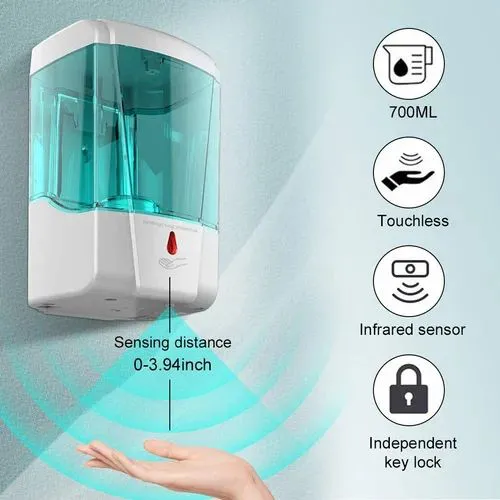 700ml automatic soap dispenser or touchless sanitizer dispenser