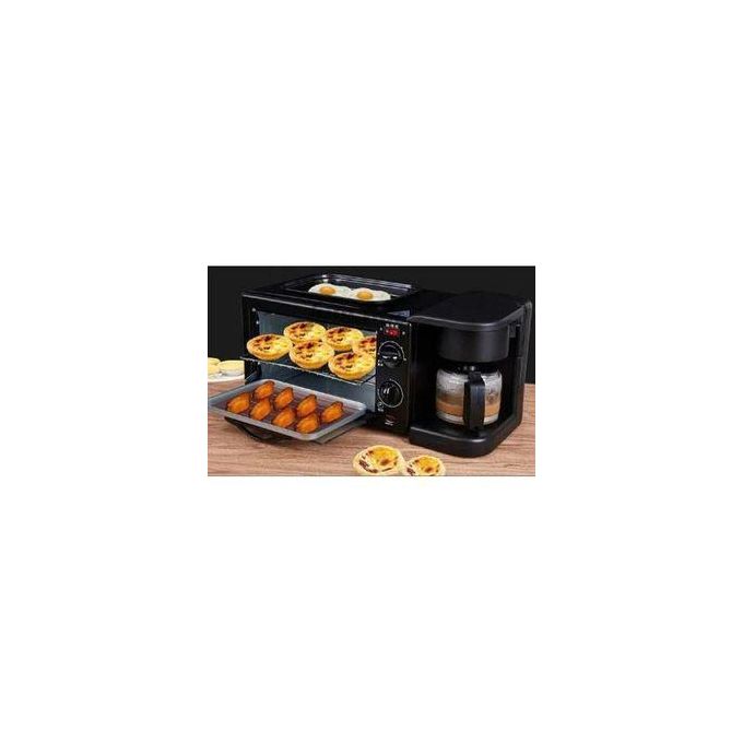 REKI RK 3-in-1 Breakfast Station with Oven and Coffee Maker