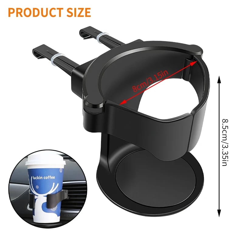 1kg Universal Can Holder, Adjustable Car Ventilation Holder, Bottle Holder for Car Ashtray, Coffee Cup and Drink Can