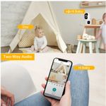 4MP Dual Lens WiFi Camera Dual Screen Baby Monitor Auto Tracking Ai Human Detection Indoor Home secuiryt CCTV Video Surveillance