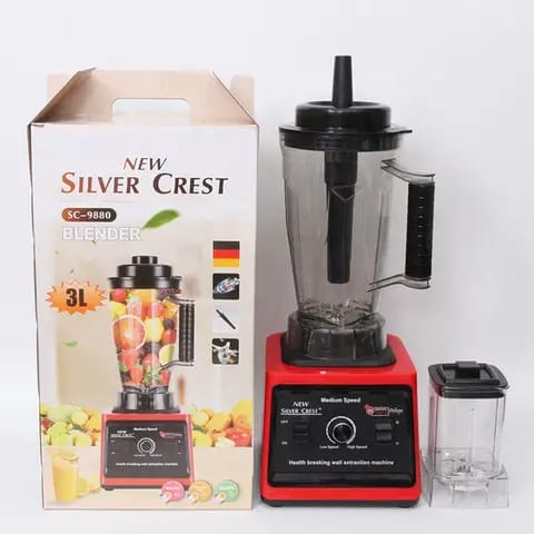 Silver crest New 2 in1 Commercial Heavy Duty Blender 4L 8000WTTS