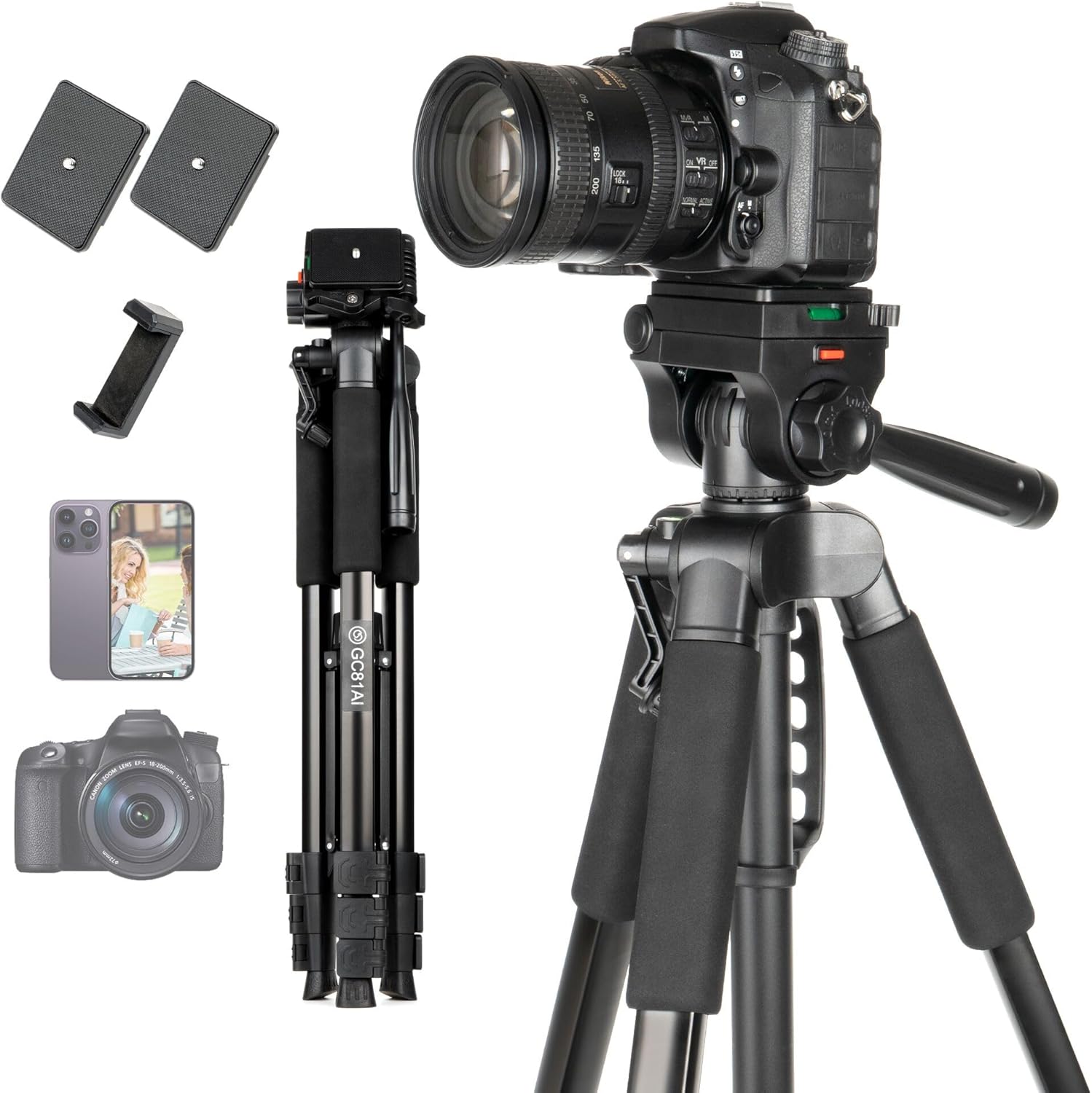Best price for Camera Stand Heavy Duty Tripod with Phone Holder for ...