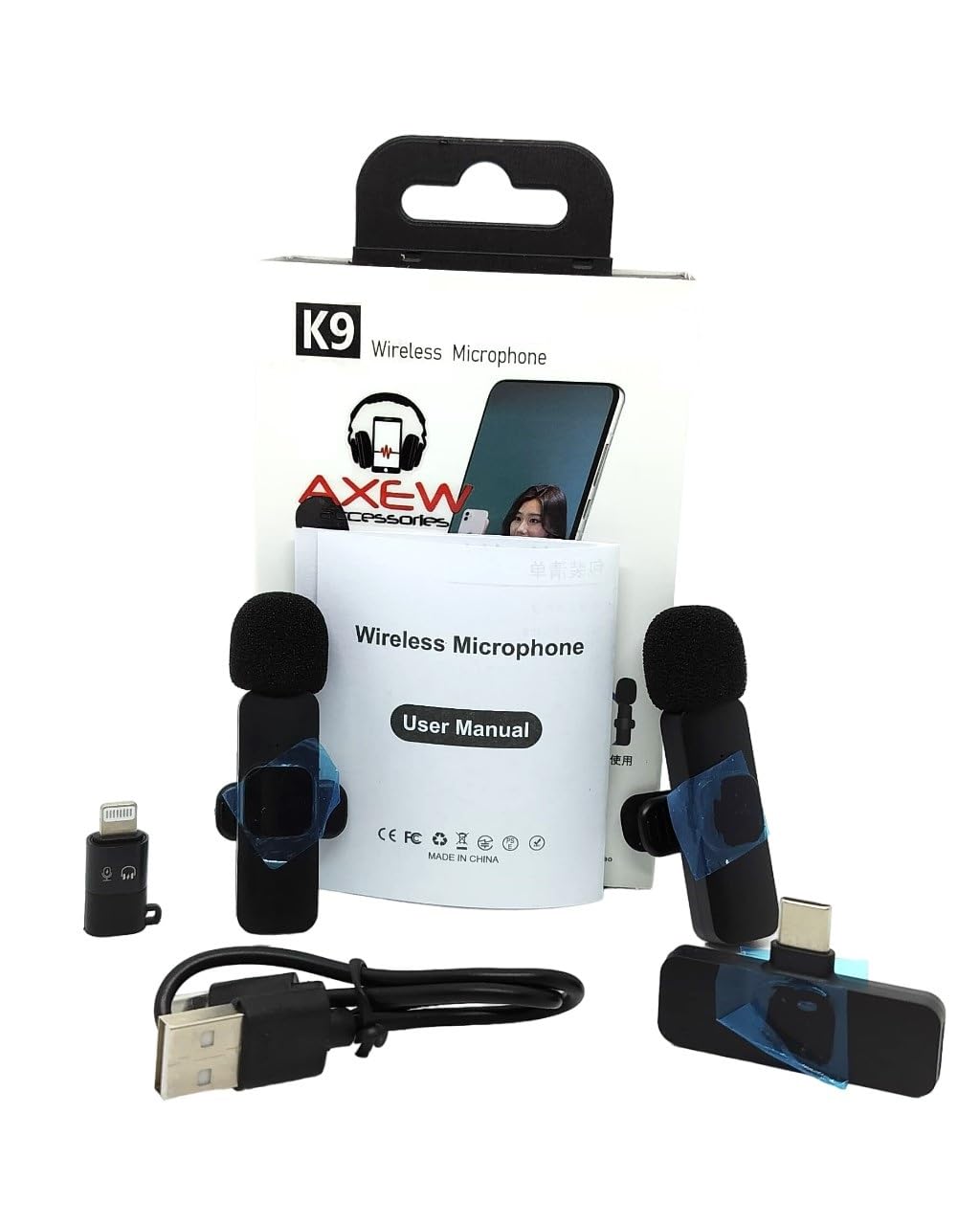 K9 Dual Wireless Microphone