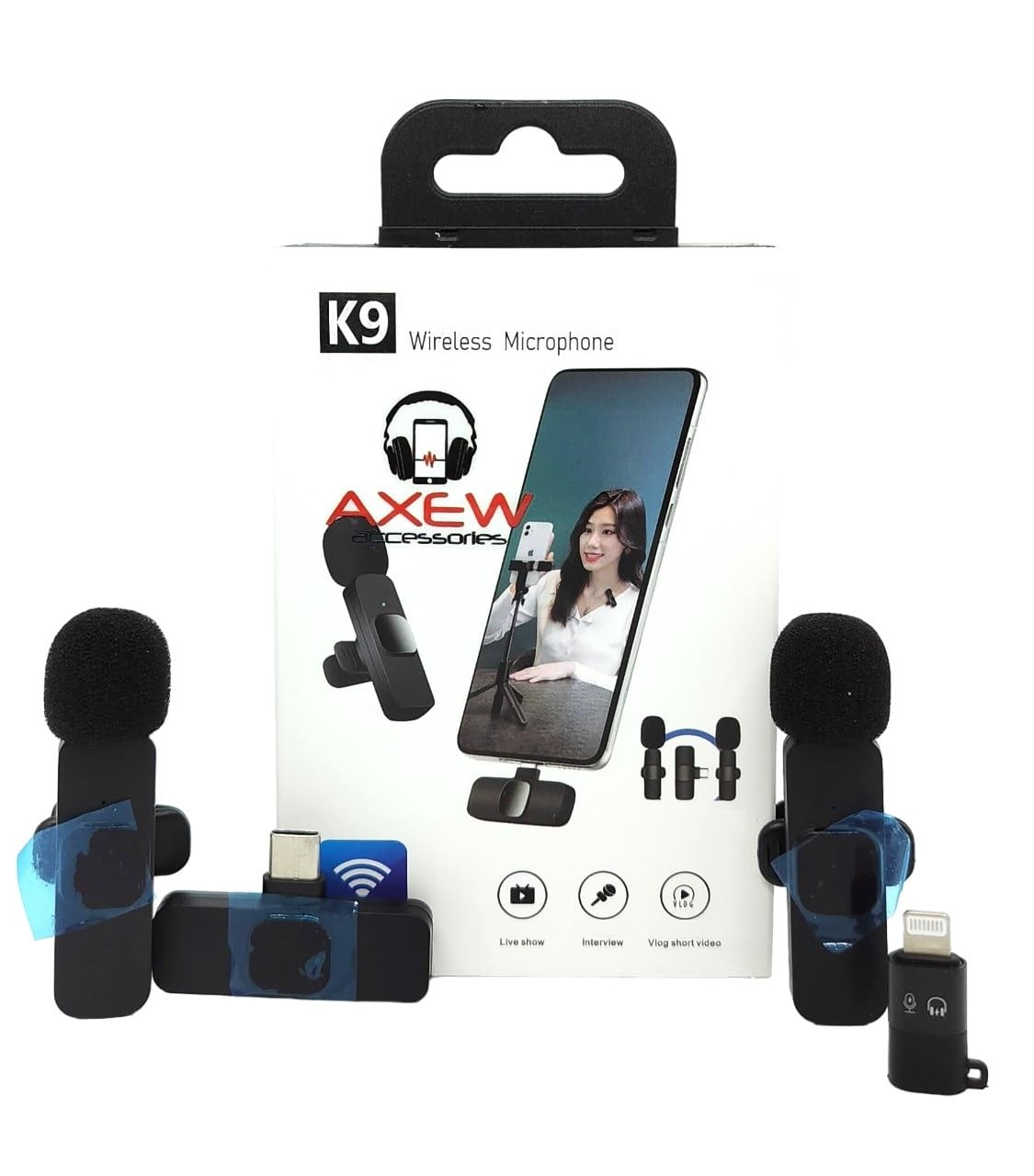 K9 Dual Wireless Microphone