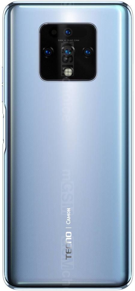 Refurbished Tecno CAMON 16 PREMIER (CE9) 8GB RAM 128GB ROM BLUE 6.85'' 4500mAh 8MP+64MP Camera(Dual Sim) Android Smartphones/ Mobile phones