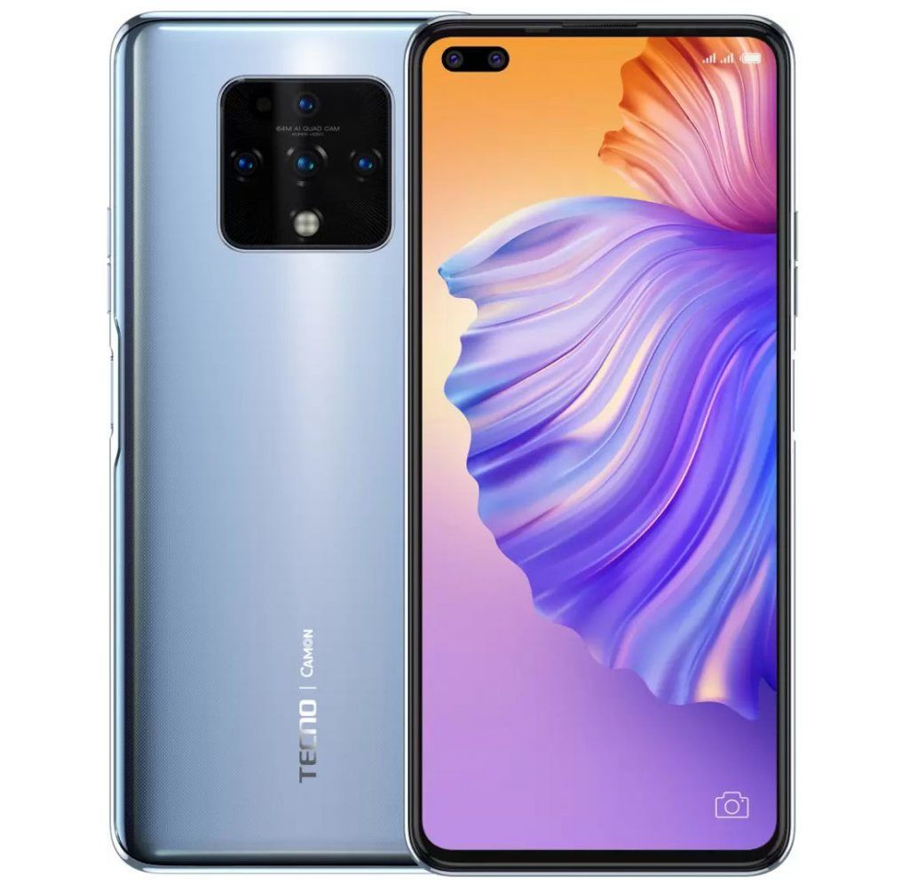 Refurbished Tecno CAMON 16 PREMIER (CE9) 8GB RAM 128GB ROM BLUE 6.85'' 4500mAh 8MP+64MP Camera(Dual Sim) Android Smartphones/ Mobile phones