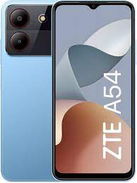 ZTE BLADE A54 Blue smart Android phone Features 6.6″ display, Unisoc SC9863A chipset, 5000 mAh battery, 128 GB storage, 4 GB RAM.