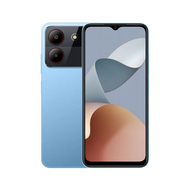 ZTE BLADE A54 Blue smart Android phone Features 6.6″ display, Unisoc SC9863A chipset, 5000 mAh battery, 128 GB storage, 4 GB RAM.