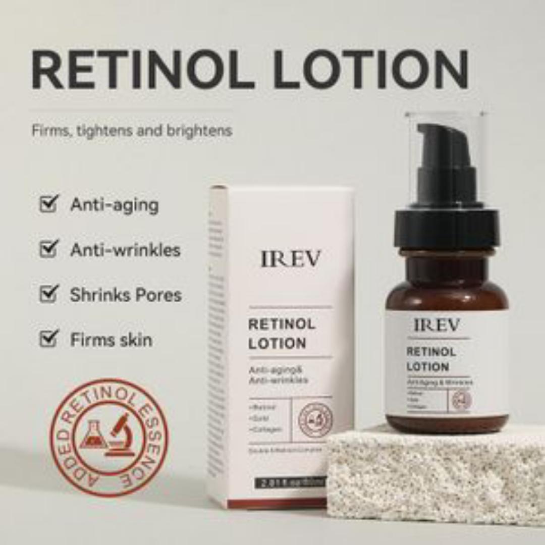 Irev Retinol hand cream, lotion, serum, toner, cleanser,eye cream,face cream, 7 full set